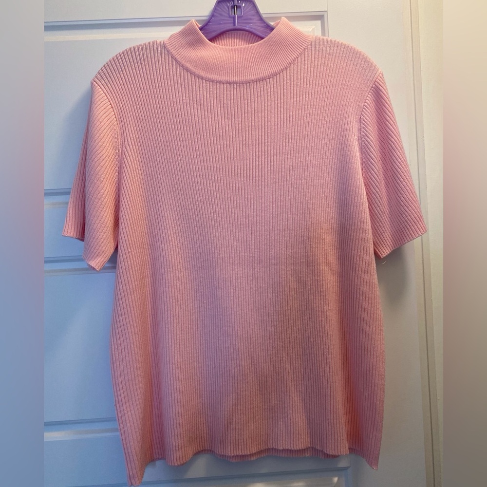Studio Works sweater, size L, pink
